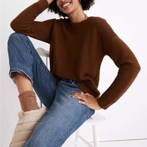 Madewell Greensboro button back sweater NWT size XXS